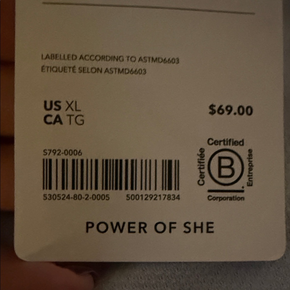 Athleta Light Blue Momentum Seamless Long Sleeve Tee - Picture 6 of 6